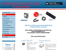 Tablet Screenshot of kodinkonepalvelu.com